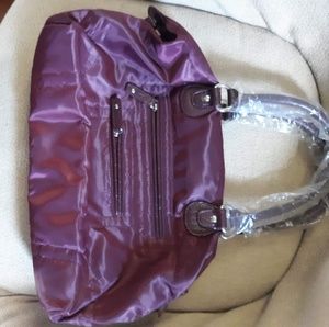 Burgundy Bomber purse, brand new...